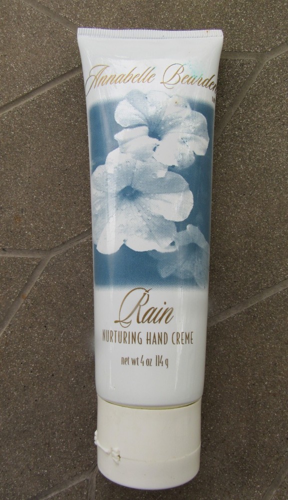 Annabelle Bearden Rain Moisturizing Hand Creme 4 oz Tube Vintage
