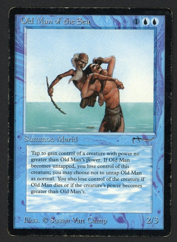 ***Old Man of the Sea (Edge Crease)*** MTG Arabian Nights Magic Kid Icarus