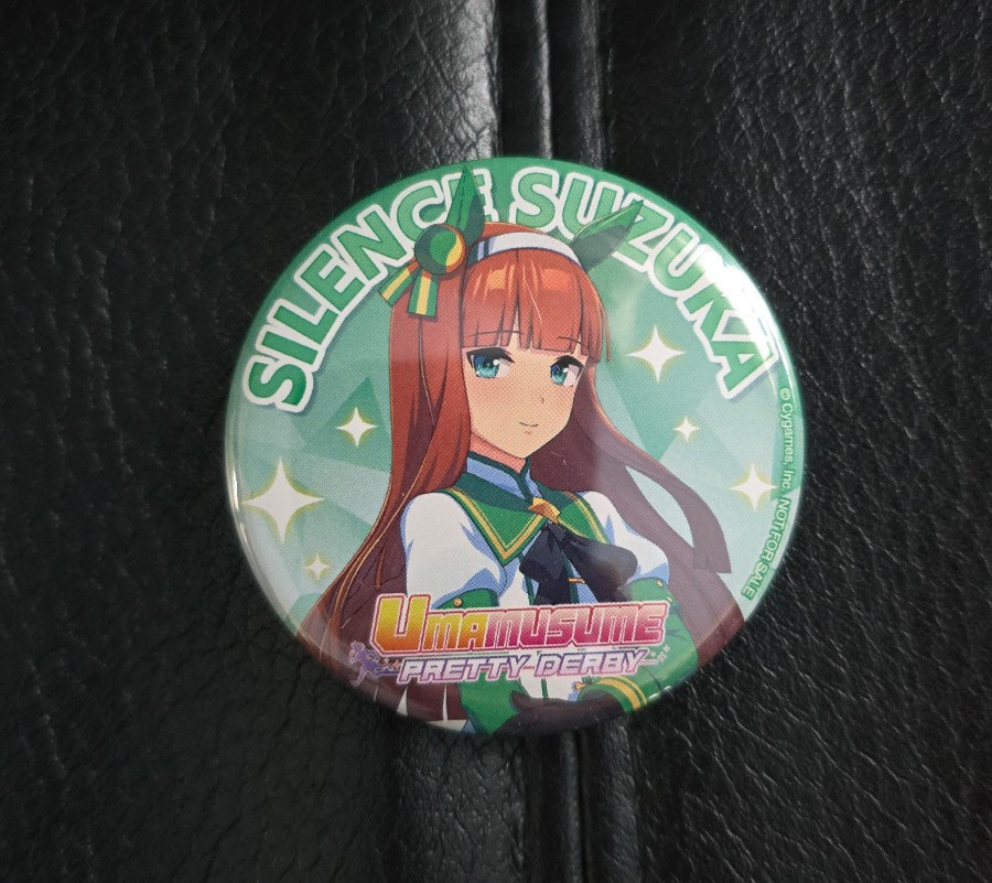 Anime Expo 2025 AX2025 Uma Musume Silence Suzuka Button Pin Can Badge