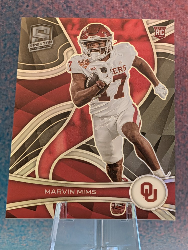2023 Panini Chronicles Draft Picks #36 Marvin Mims Spectra
