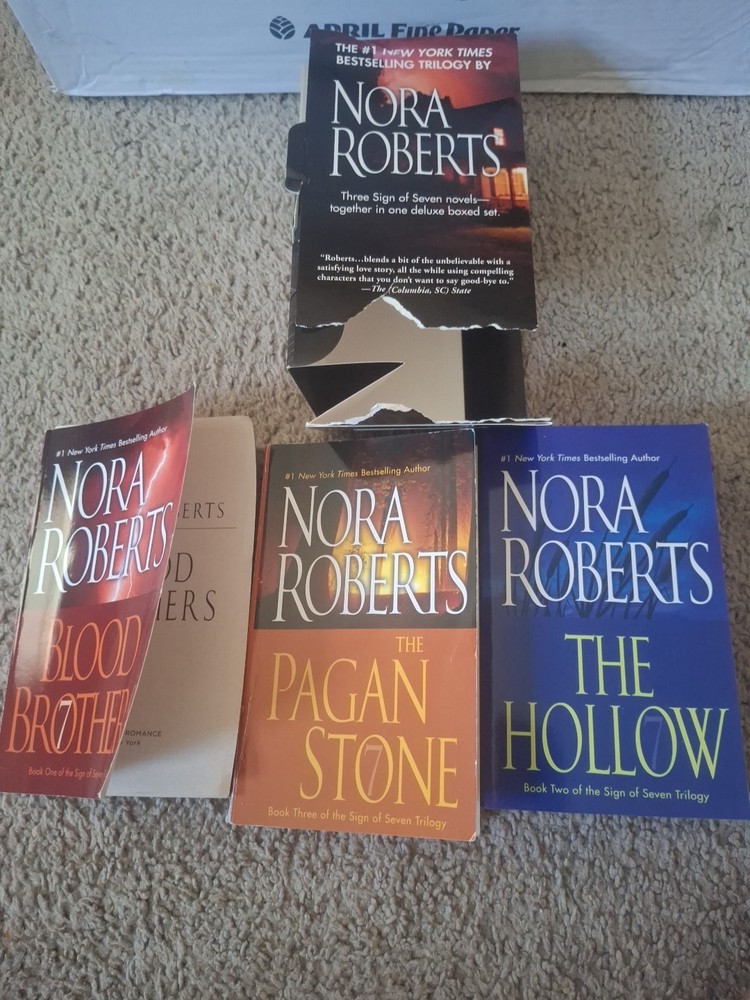 Nora Roberts Sign of Seven Trilogy Box Set by Nora Roberts (2009, Mass Market /