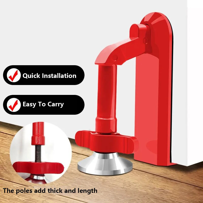 Portable Door Locks Self-Defense Door Stop Travel Accommodation Door Stopper Sec-image
