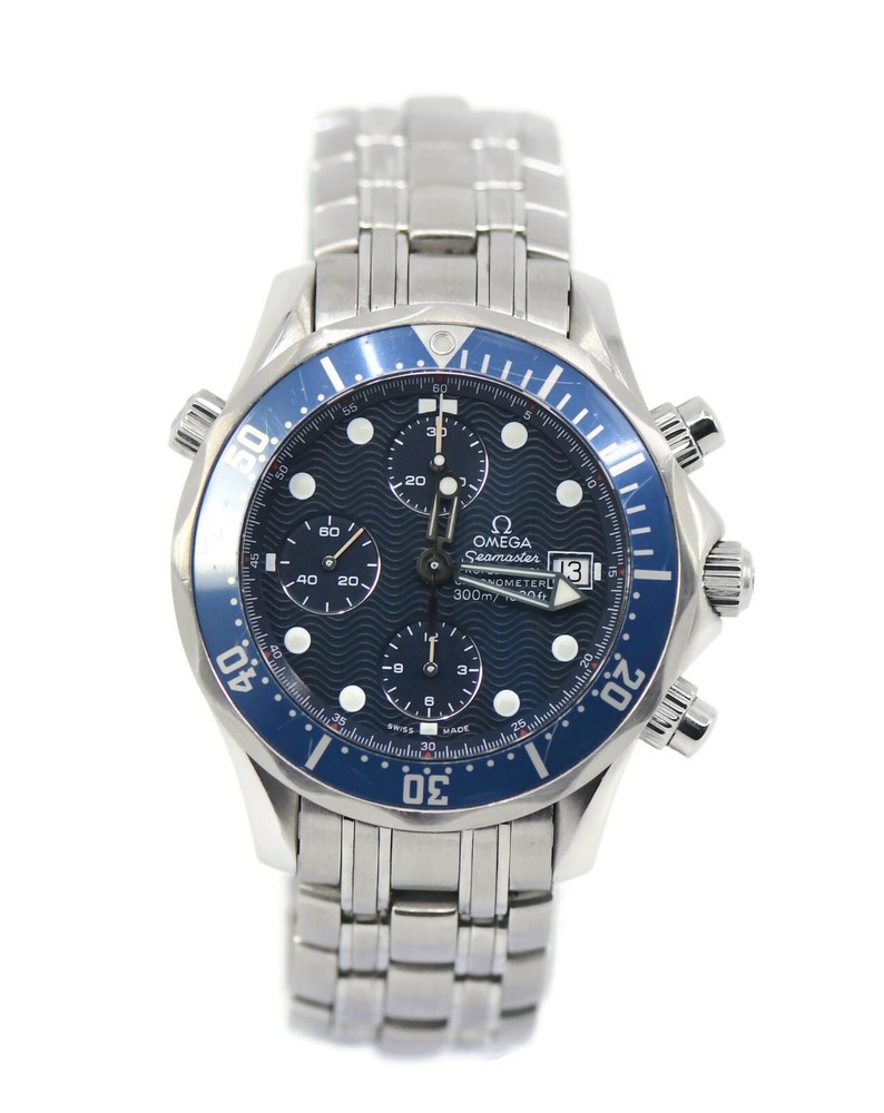 Omega Seamaster Chronograph Stainless Steel Men's Watch 2599.80