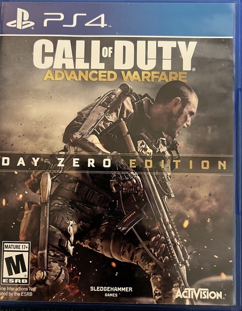 Activision Call of Duty Advanced Warfare Day Zero PS4 Shooter Bonus Content M R…
