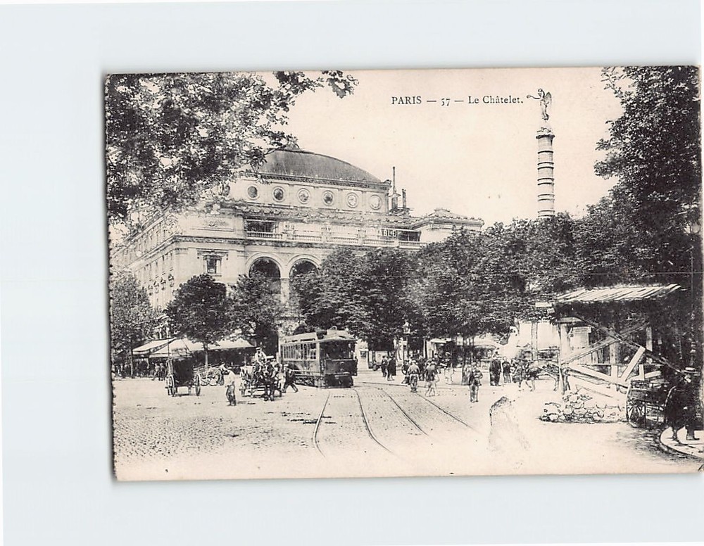 Postcard The Châtelet Paris France