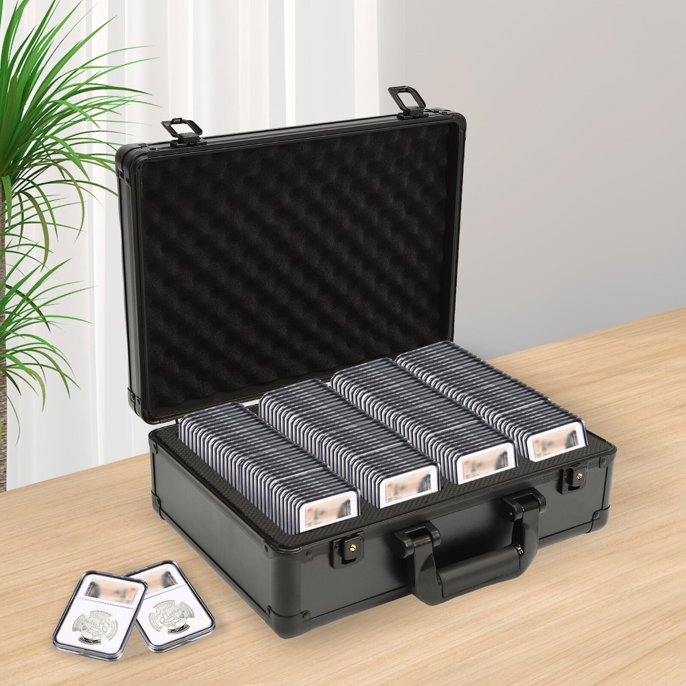 For Storage Organization Coin Collection Graded Coin Slab Case Travel Holder Box