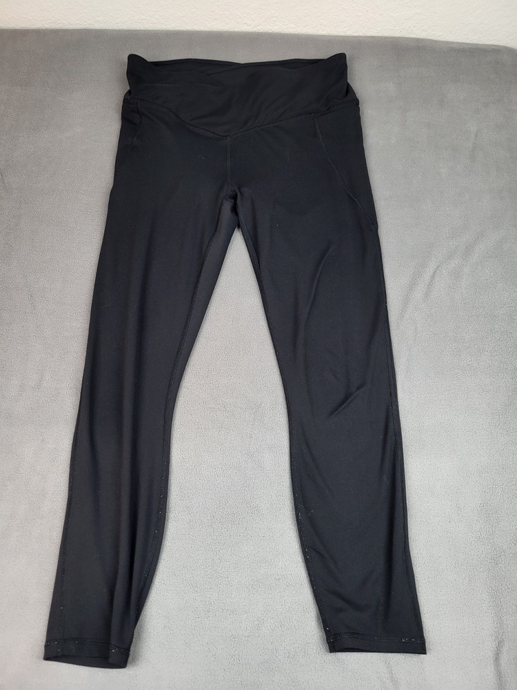 Fabletics Leggings Womens L  Black Pureluxe Athleisure Yoga Gym Workout