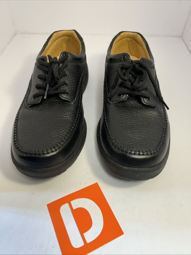 Dr. Comfort 8710 Stallion Black Leather Shoes Us 10 Wide Preowned
