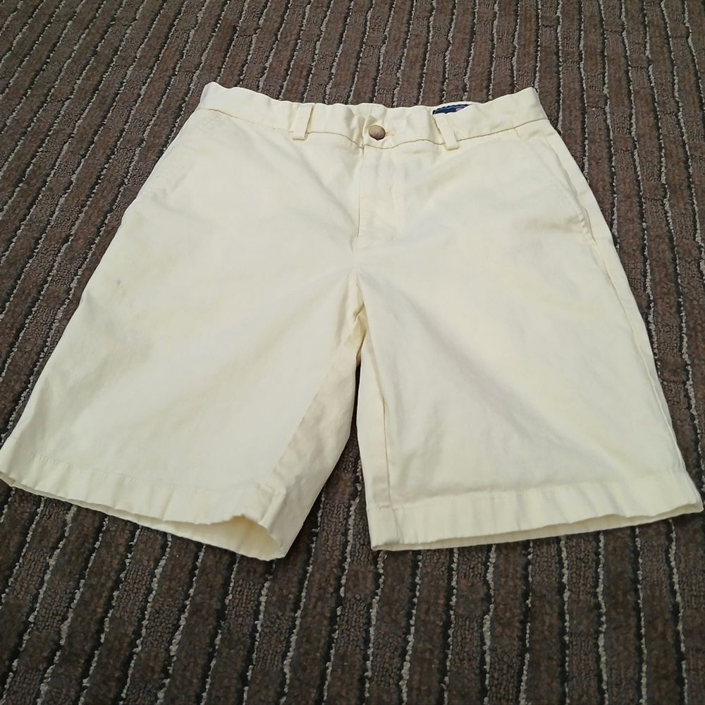 Vineyard Vines Flst Front Yellow Breaker Shorts Men's Size 30  Beach Preppy Hike