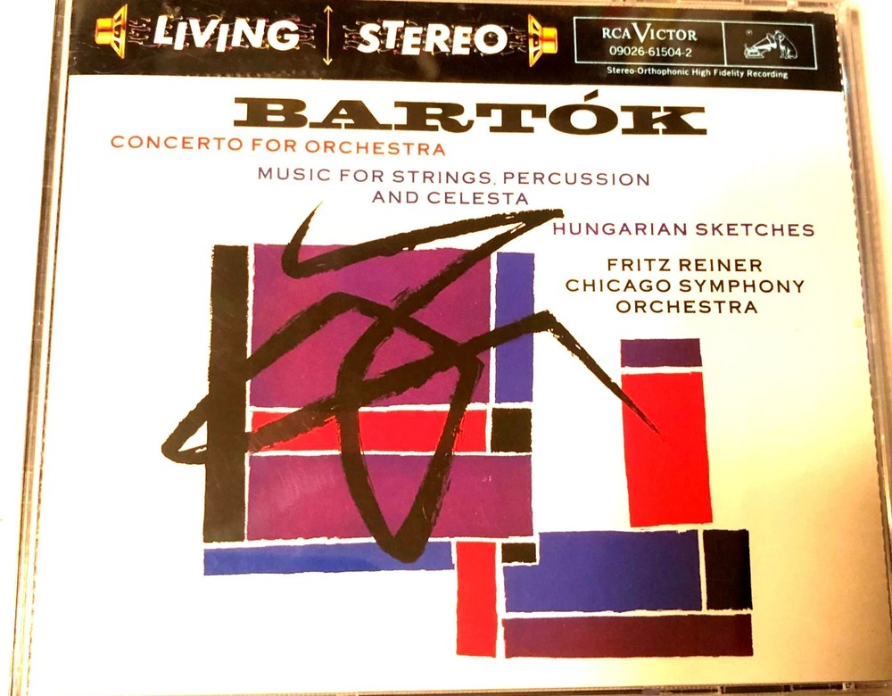 Bartok Concerto for Orchestra Hungarian Sketches CD 1991 Living Stereo B-2
