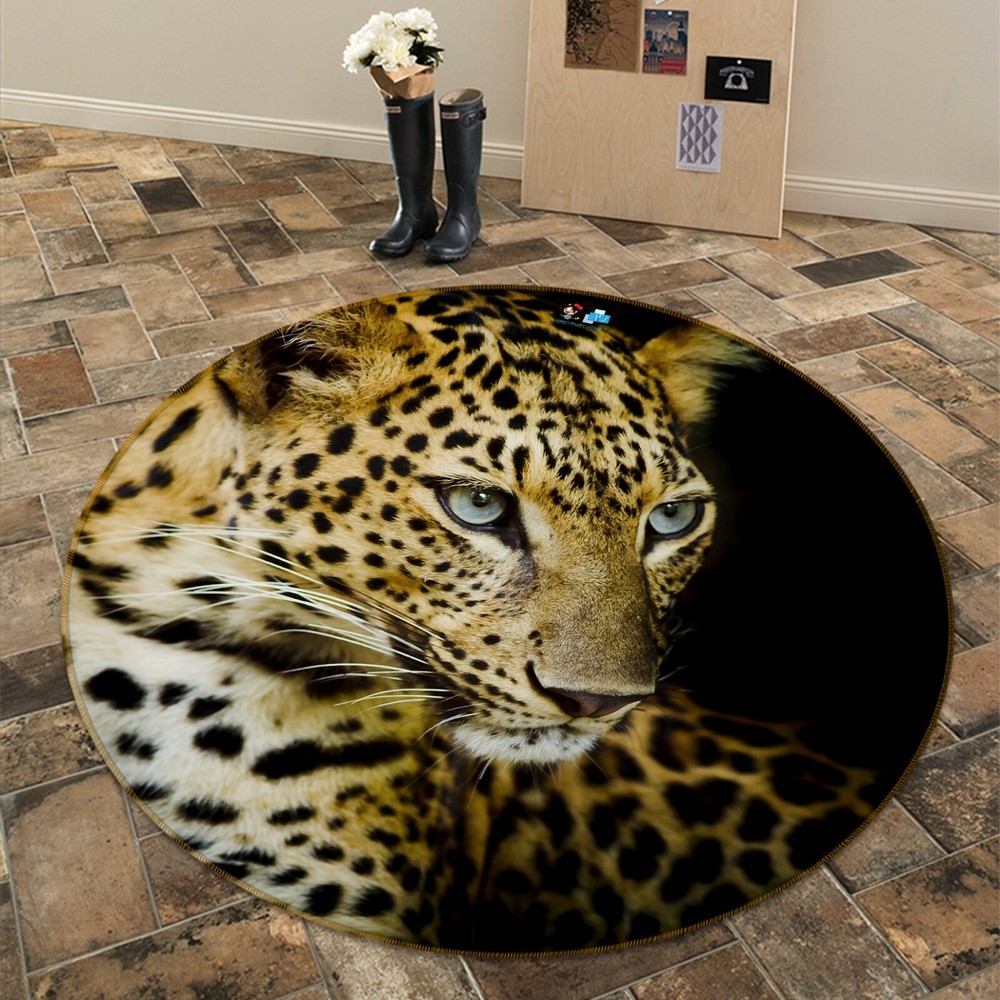 3D Animal Leopard NAO3575 Game Rug Mat Elegant Photo Carpet Mat Fay