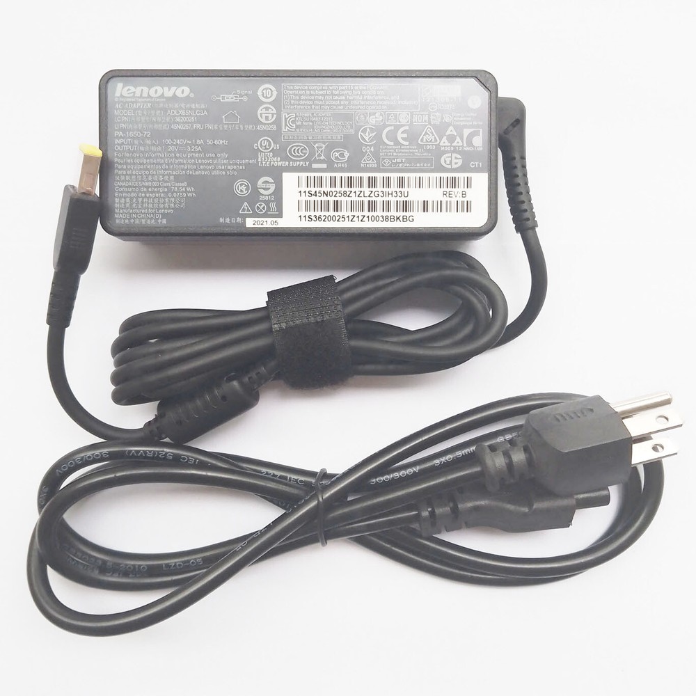 Original Lenovo 20V 3.25A AC Adapter Charger for M490S S5 G490AT G500AT G510AT Laptops