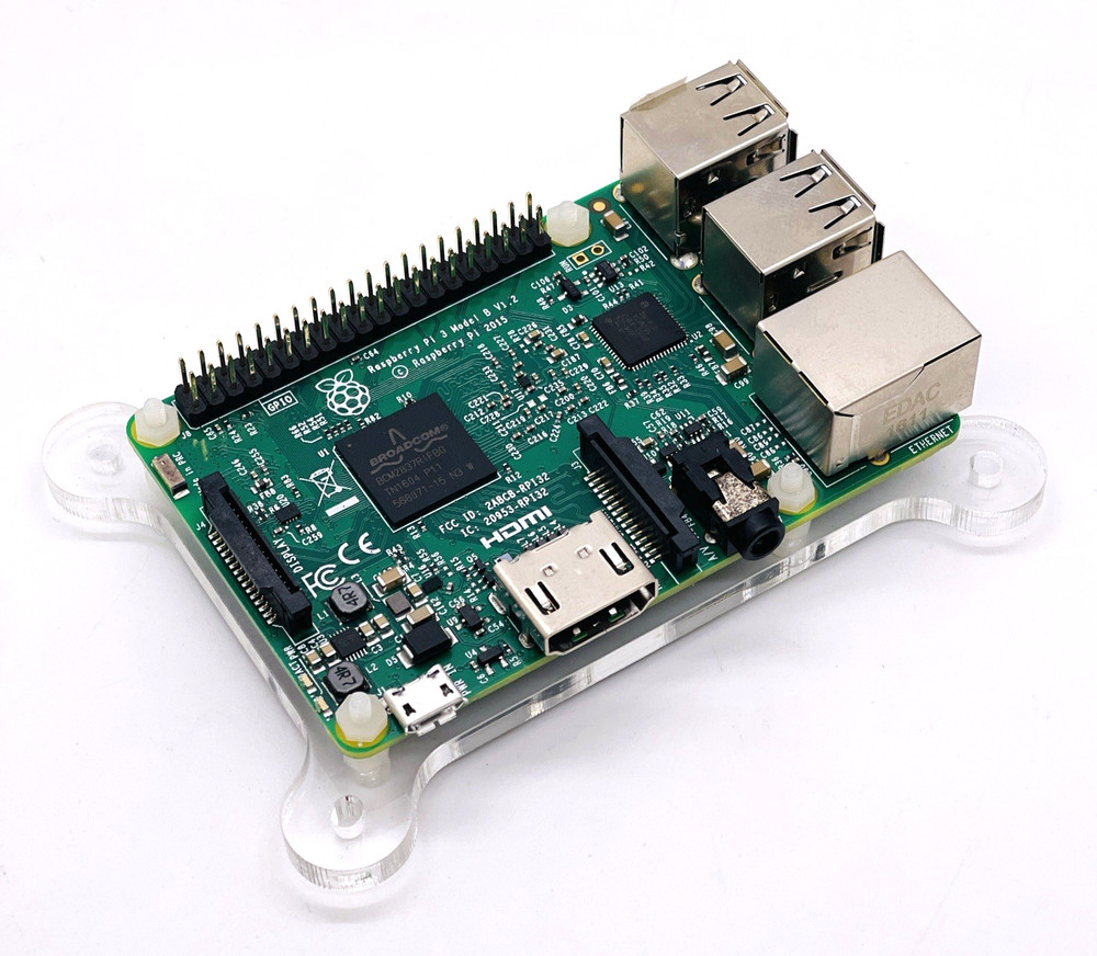 Raspberry Pi 3 Model B V1.2 WiFi 1.2GHz Quad-Core 64-bit 1GB RAM