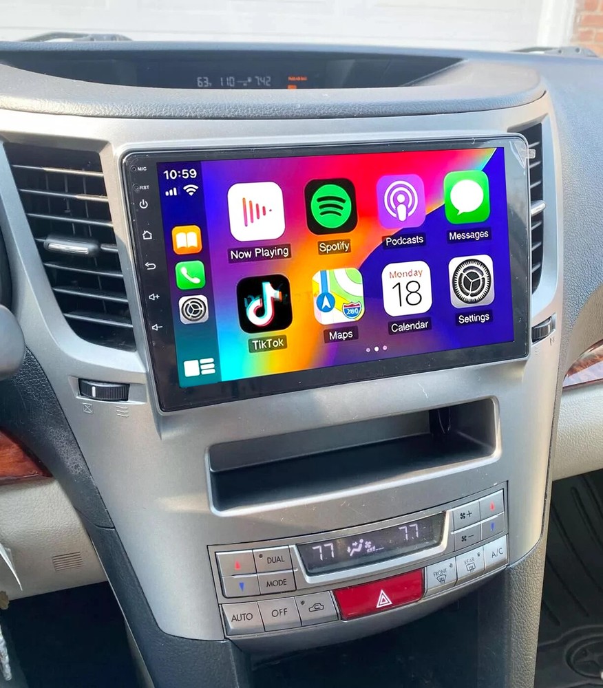 For Subaru Outback Legacy 09-14 CarPlay Android15 Car Stereo Radio GPS BT 4+64G