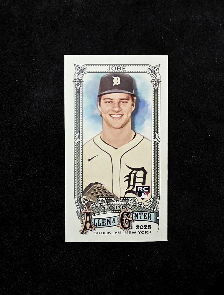 2025 Topps Allen & Ginter #75 Jackson Jobe RC Mini Allen & Ginter Back
