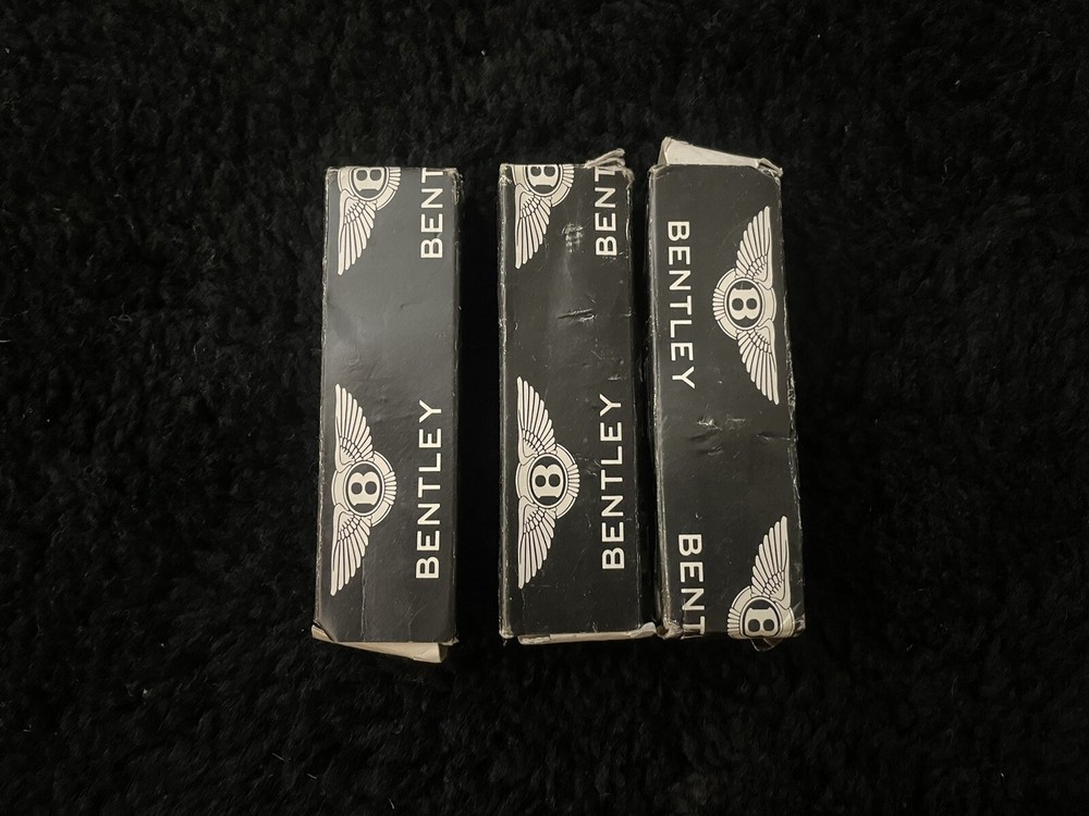 Bentley Continental GT W12 2004-10 Set 3 Spark Plugs 101905600B PZFR6Q-11 OEM