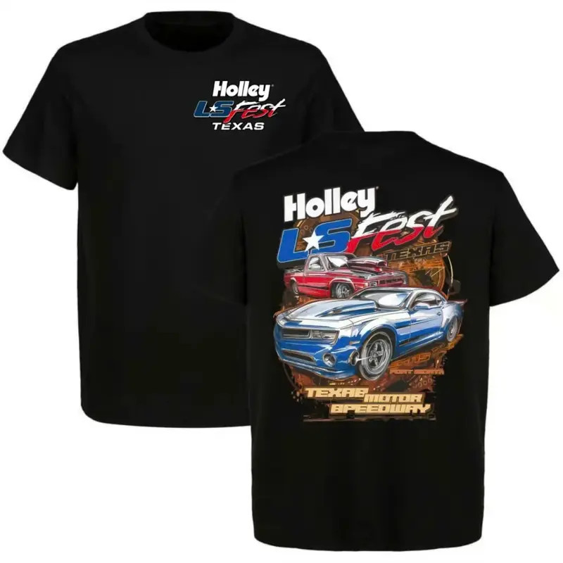 Holley LS Fest Texas Slip and Drag Car T-Shirt, Car Performance Hot Rod, Speed,