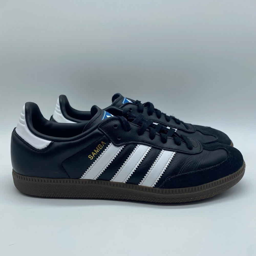 Adidas Samba Black Gum White OG Classic Streetwear Soccer Retro Leather Men's 7