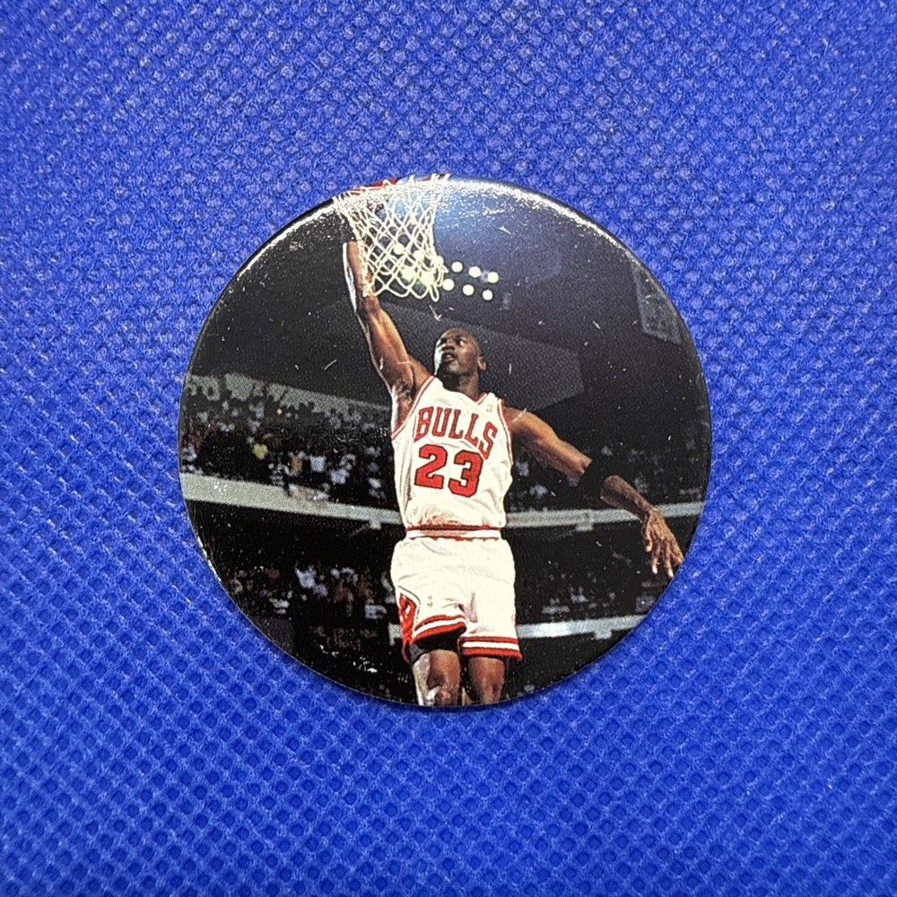 1995 Upper Deck Michael Jordan Foil Milk Cap #S10 NBA Bulls Rare Pog