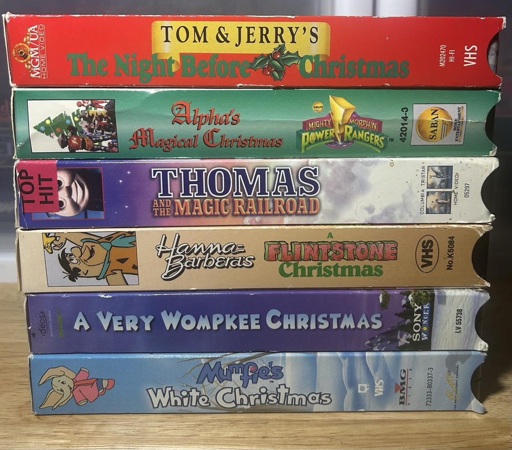 Kids VHS Tape Lot Of 6