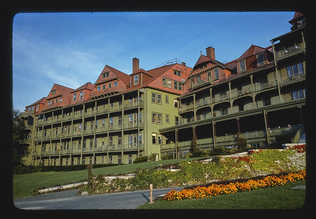 Photo:New Paltz New York Mohonk Mountain House 1976 Back Detail