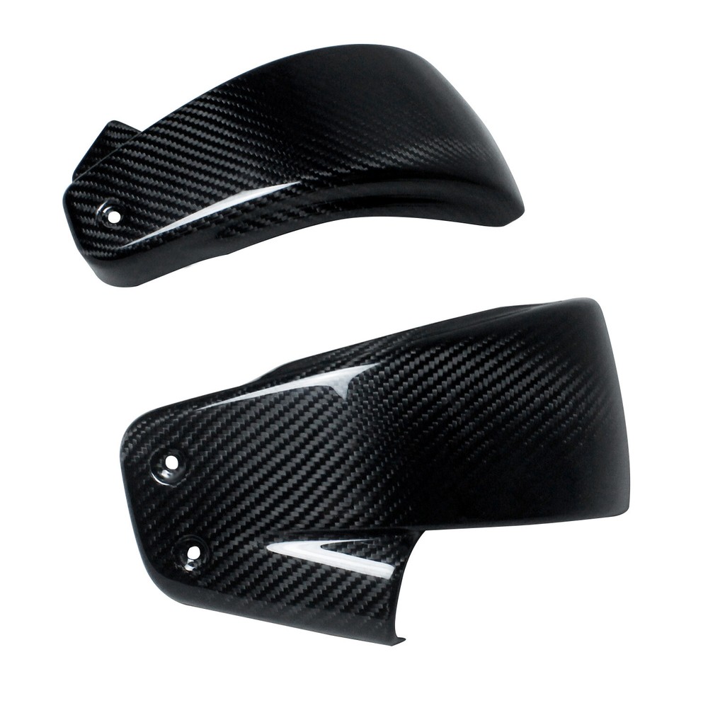 Black Carbon Fiber Battery Side Covers for Harley Softail Fat Bob Breakout FLFBS