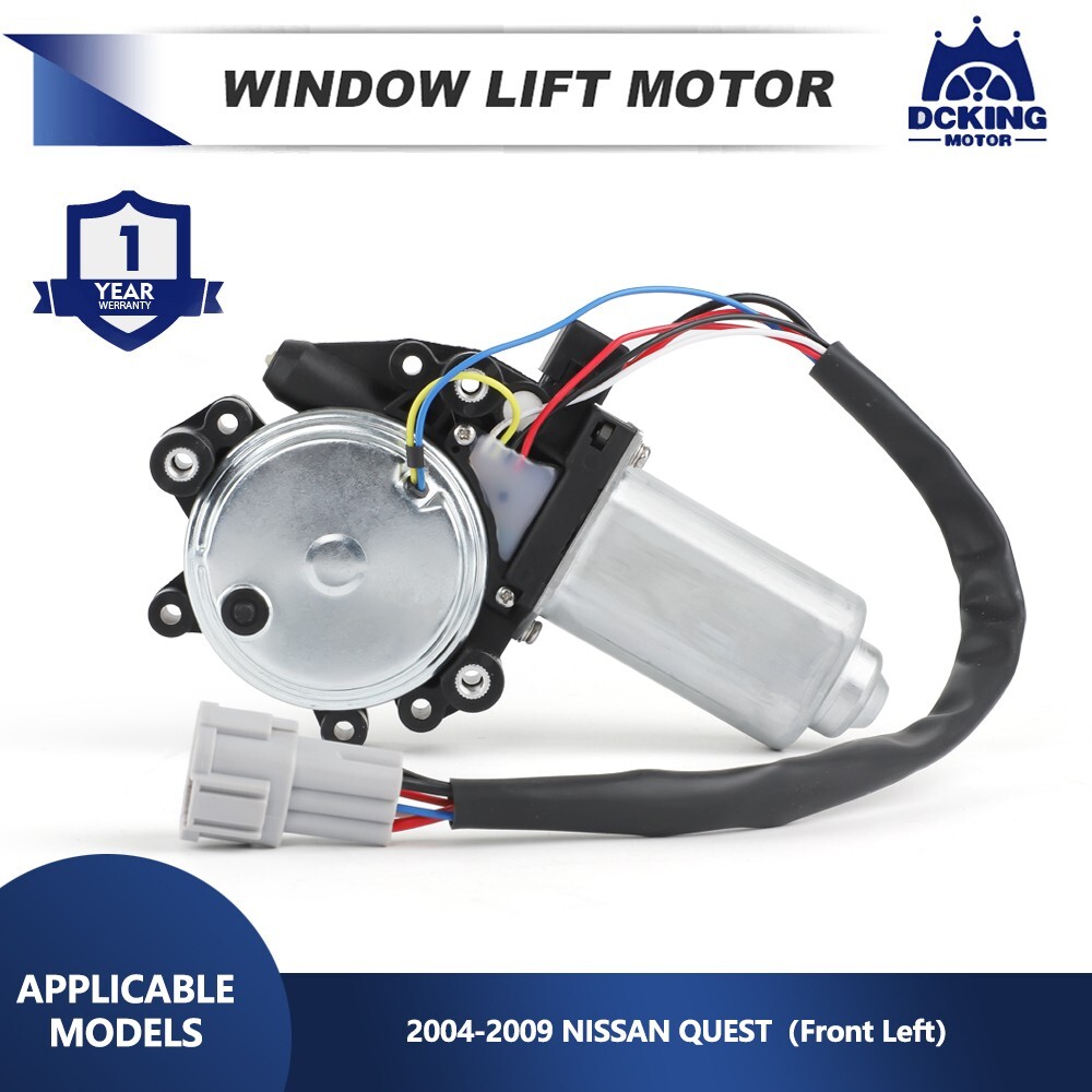 Window Lift Motor Fits For 2004-2009 Nissan Quest Front Left Driver Side 6 Pins