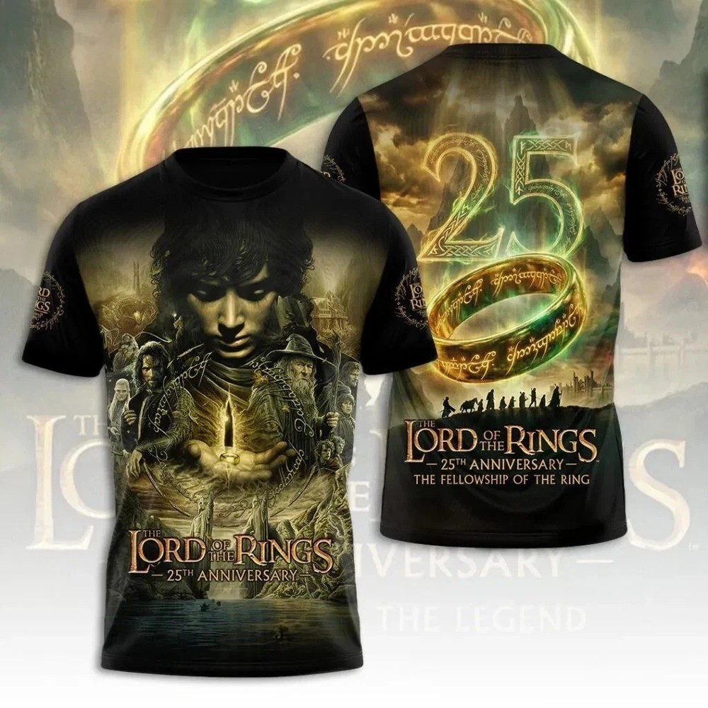 New The Lord of the Rings Movie 25th Anniversary S to 5XL 3D AOP Shirt VK296