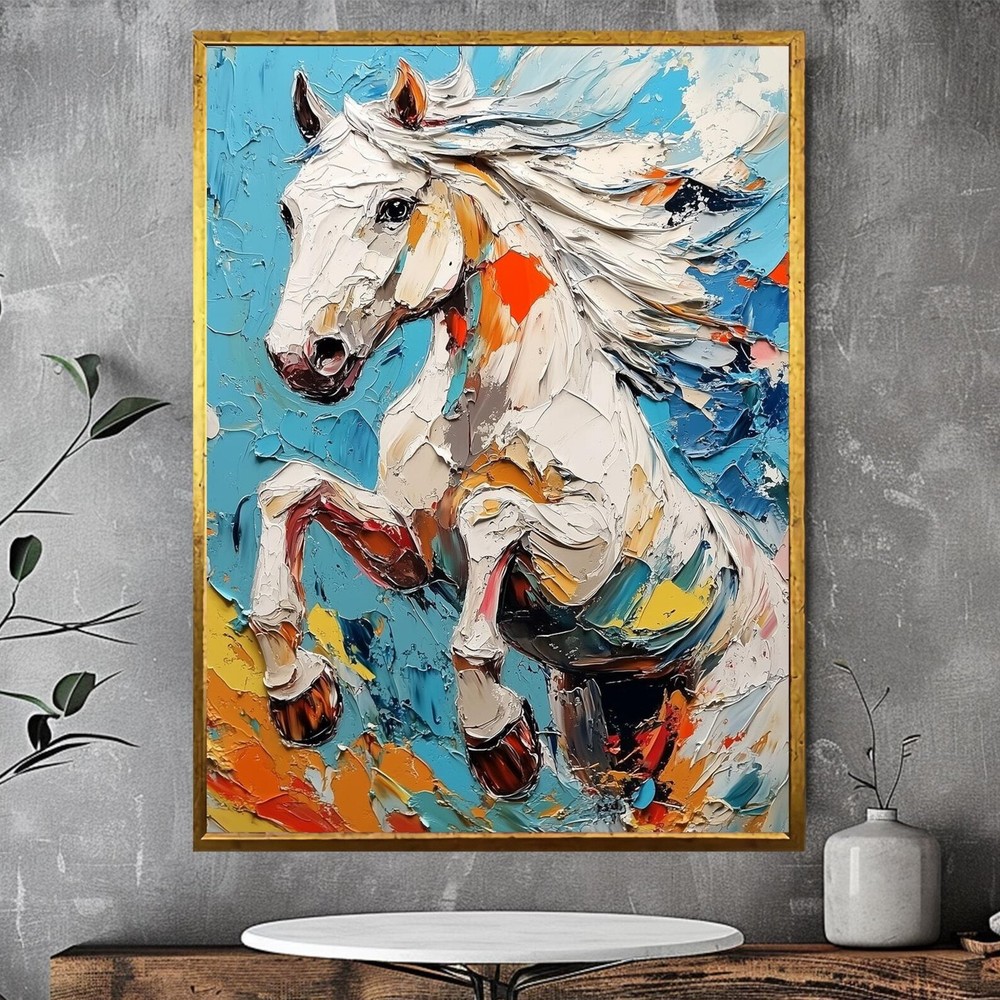 Wall Art Horse Art Wall Decor Horse Print Home Decor Fantasy Art Dreamy Art