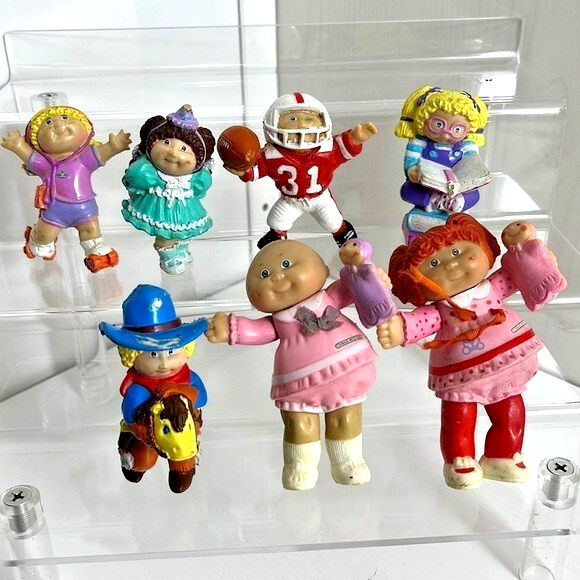 Vintage Cabbage Patch kids Pvc figures 7 pcs 80’s CPK