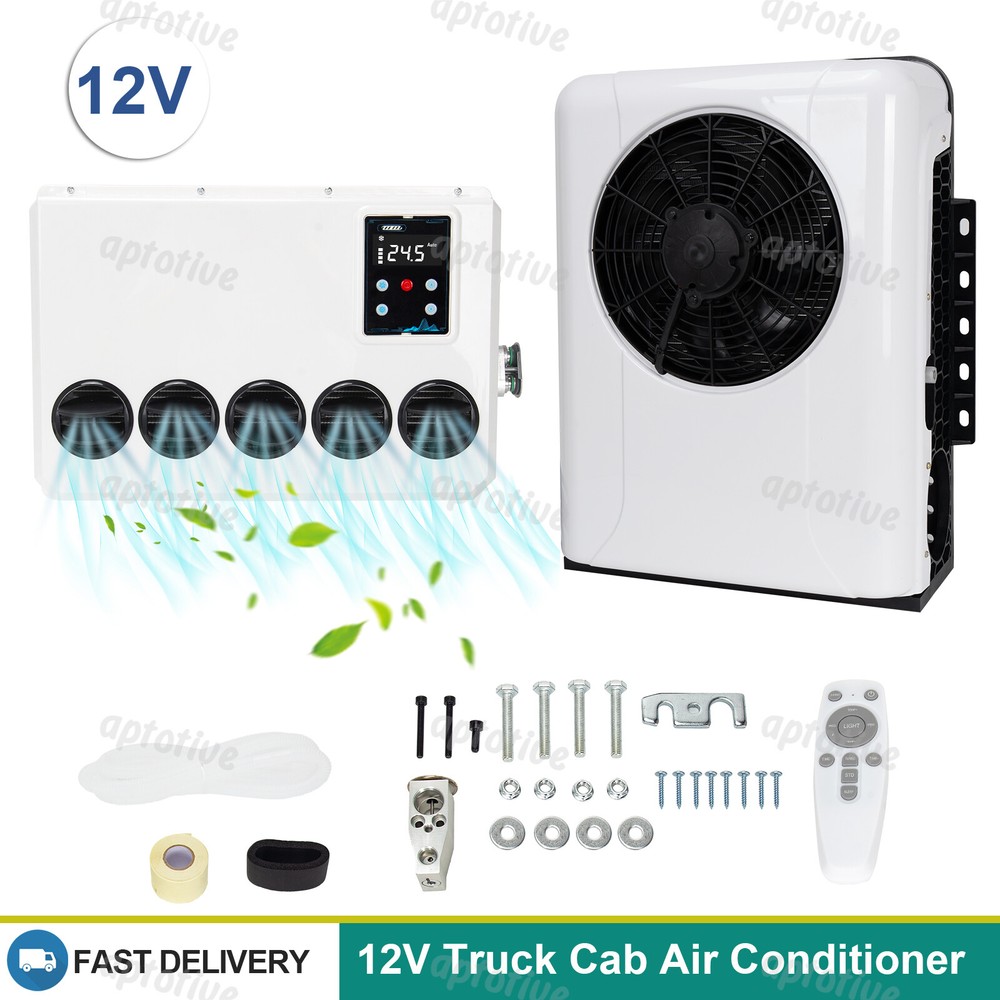 12V Mini Split Air Conditioner 12000 BTU for Trucks RVs Vans Buses