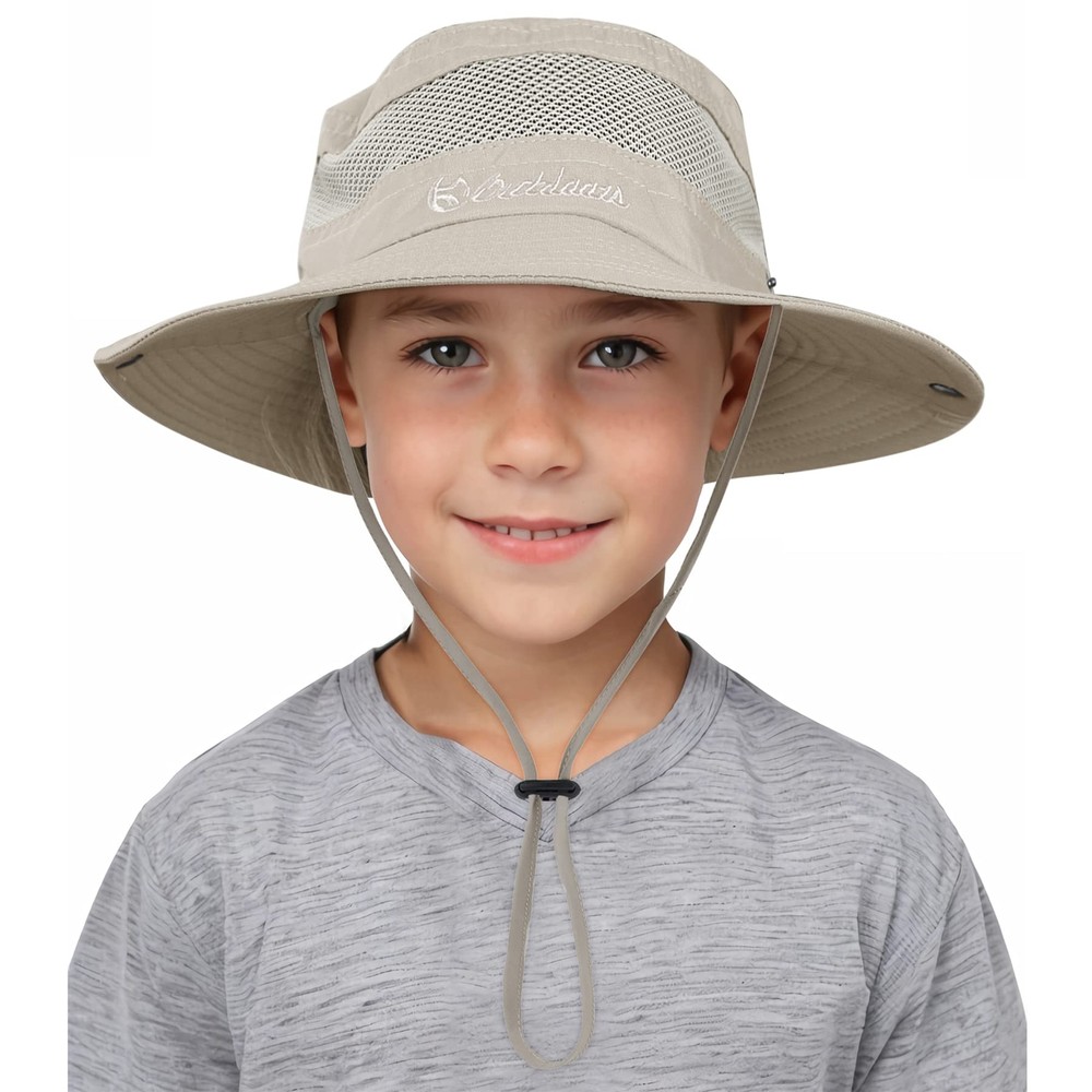 Outdoor Kids Sun Hat Boys Sun Hat Girls Beach Hat UPF 50+ Kids Bucket Hat Wid...
