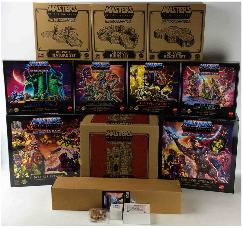 CMON Masters of the Universe Clash for Eternia, I Have the Power Kickstarter NIB