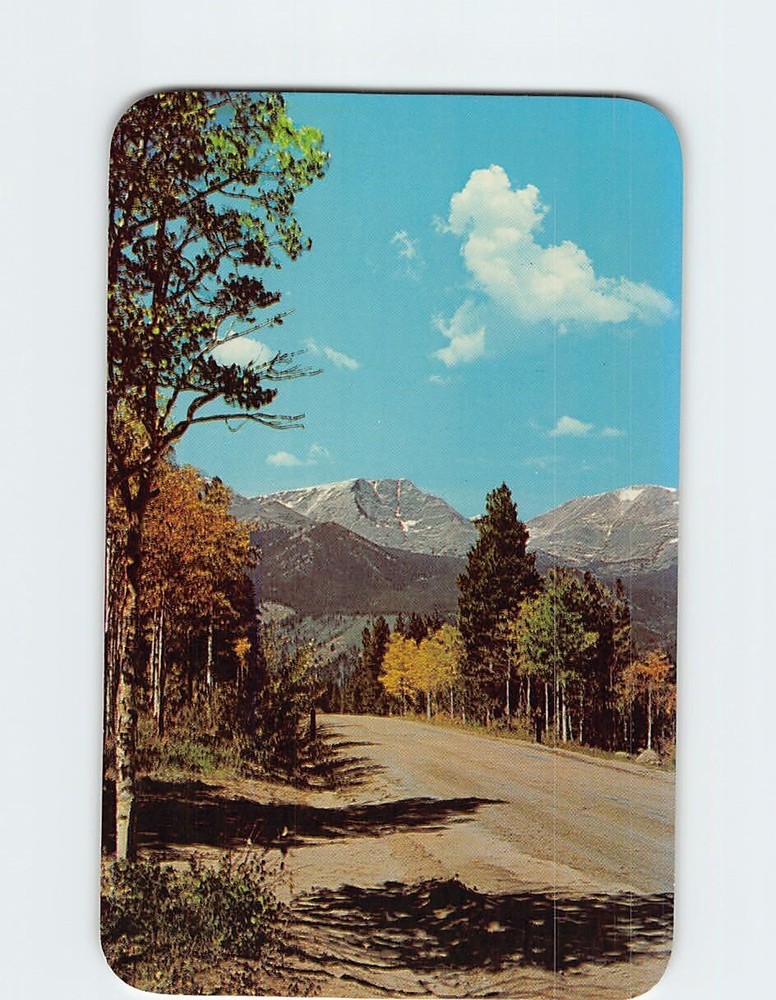 Postcard Mt. Ypsilon in Autumn Rocky Mountain National Park Colorado USA