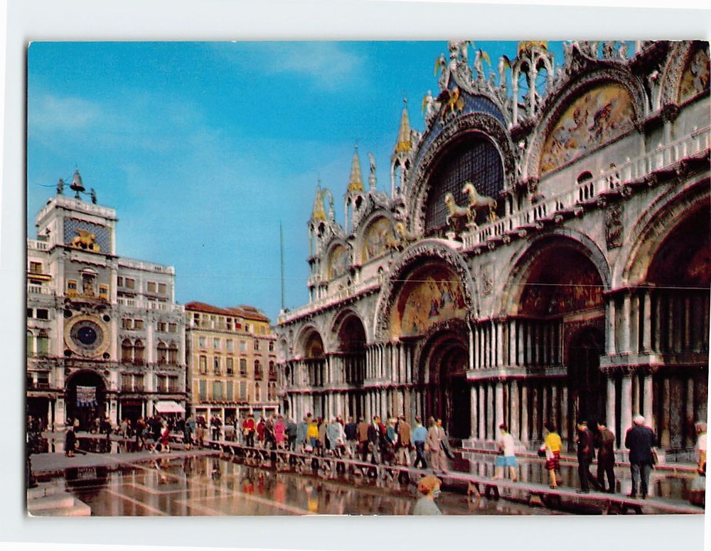 Postcard St. Mark's Square Venice Italy