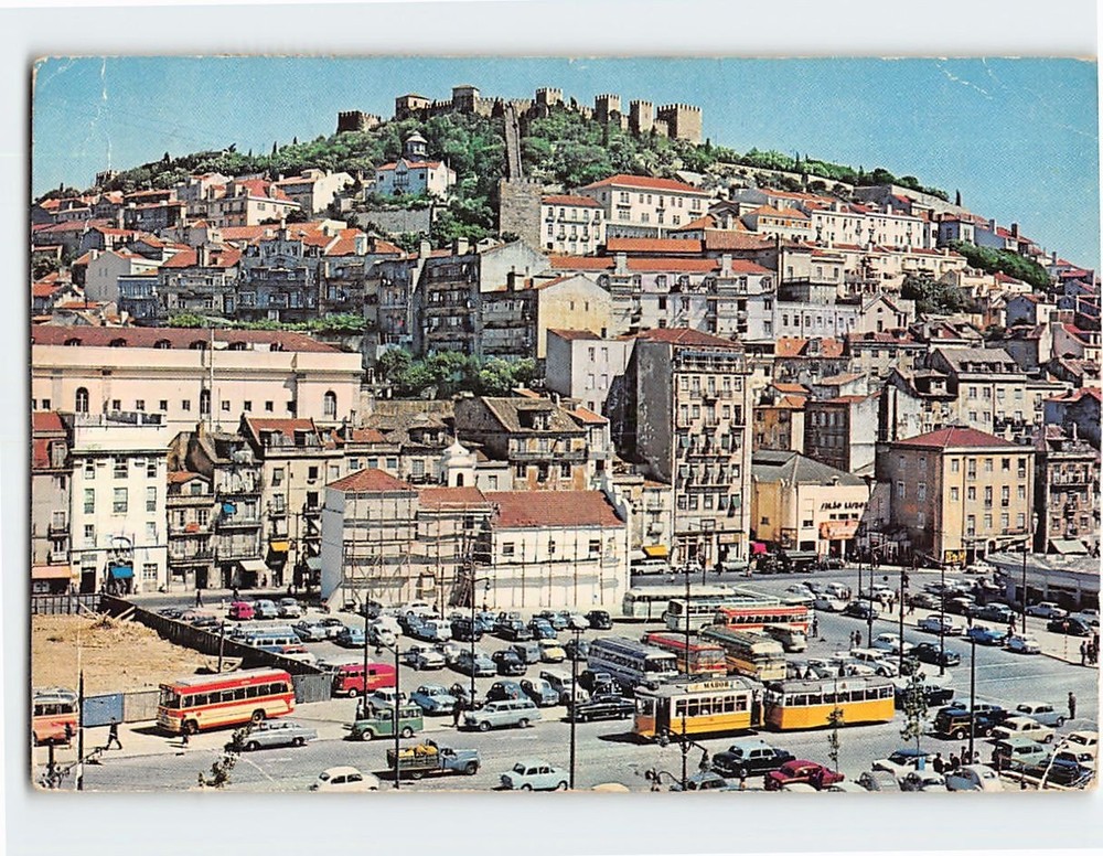 Postcard S. Jorge Castle Lisbon Portugal