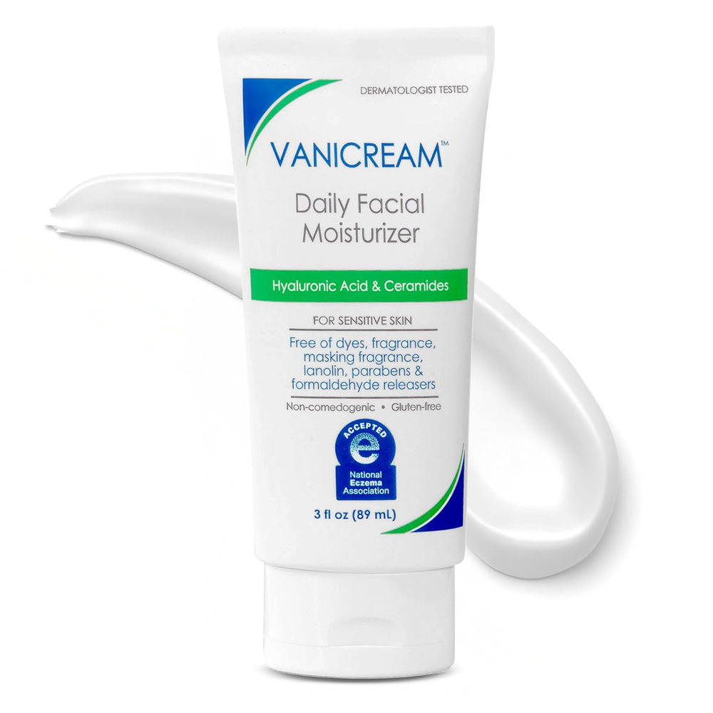 Ceramide & Hyaluronic Acid Daily Facial Moisturizer - Fragrance-Free & Gentle Formula