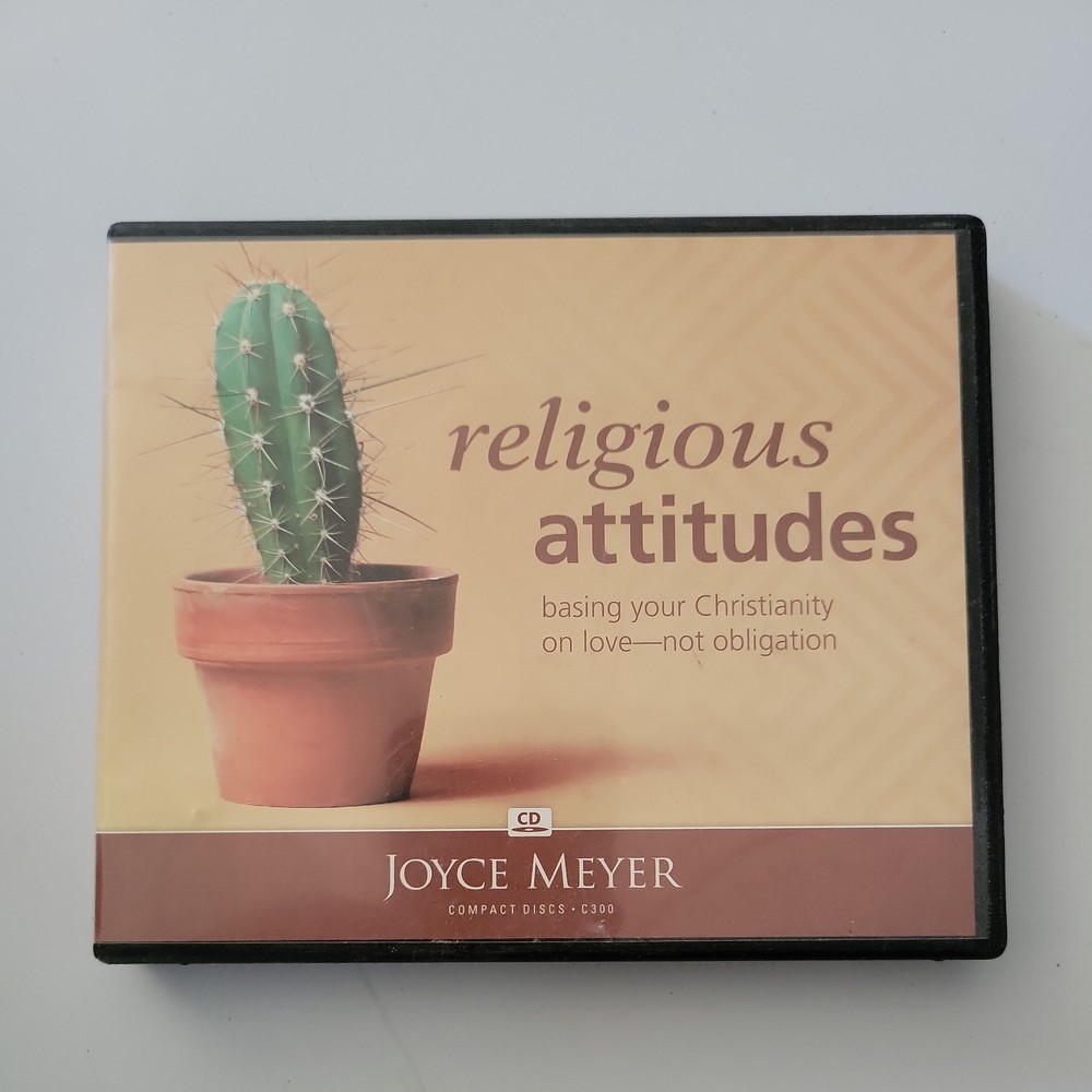 Joyce Meyer Religious Attitudes 4CD Set Very Good