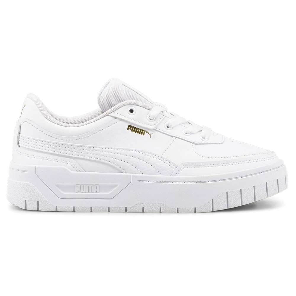 PUMA Cali Dream Lace Up  Womens White Sneakers Casual Shoes 39273001