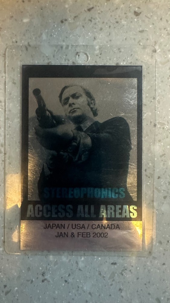 road crew issued STEREOPHONICS all access pass.