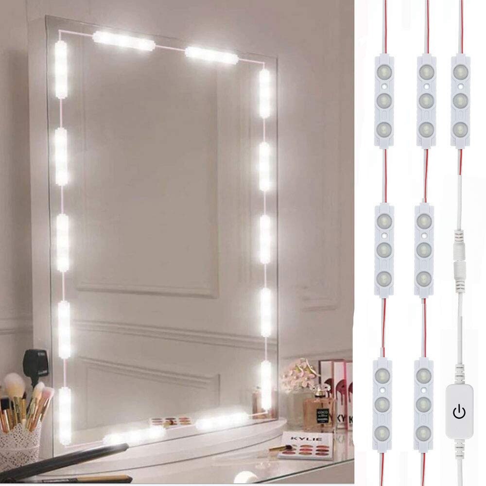 Dimmable Vanity Lights Makeup Mirror LED Light Kit 60 LEDs 10ft Hollywood Style
