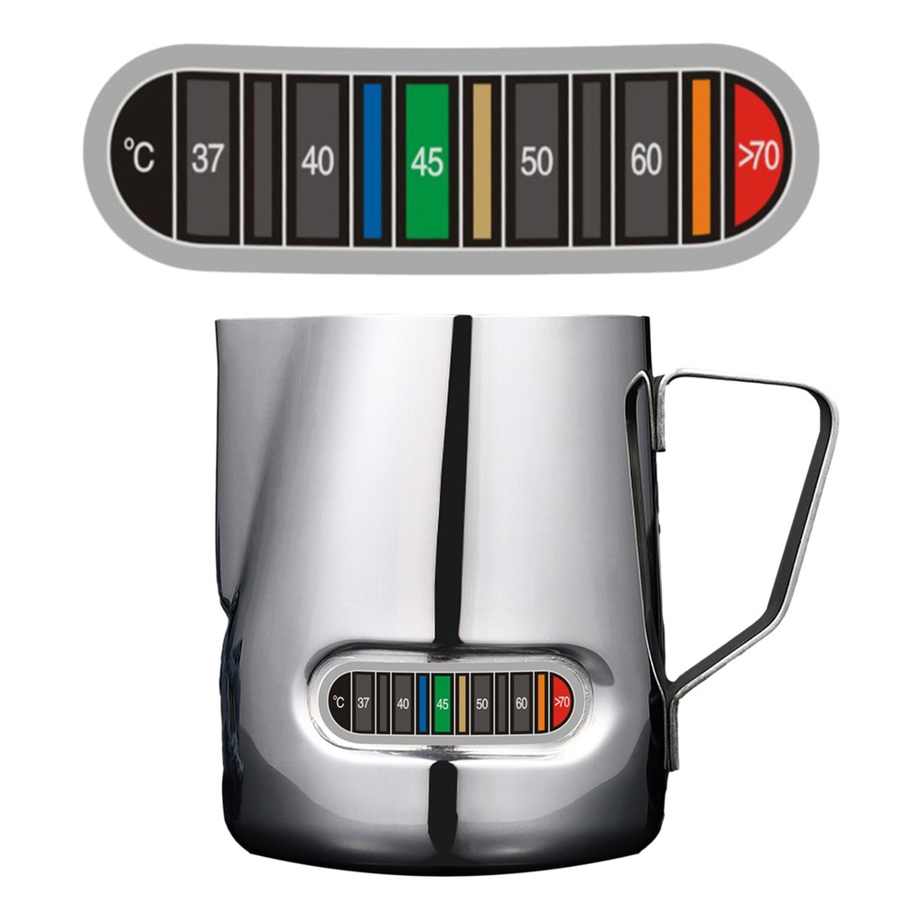 Portable Water Coffee Discoloration Thermometer 0-70 Celsius Waterproof Sticker