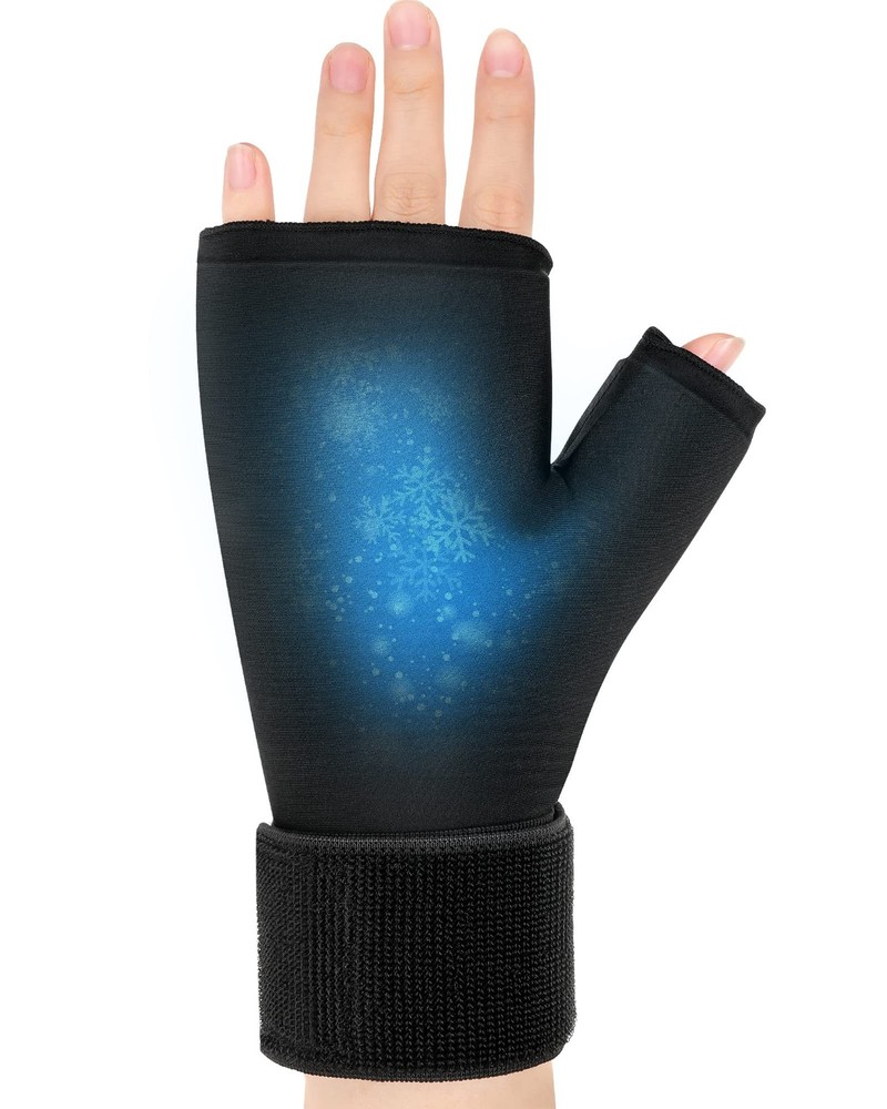 Reusable Wearable Thumb Wrist Ice Pack for Hot Cold Therapy Hand Finger Pain Relief