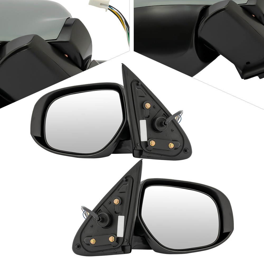 A PAIR DOOR MIRROR POWER HEATED W/SIGNAL FITS FOR MITSUBISHI OUTLANDER 14-19