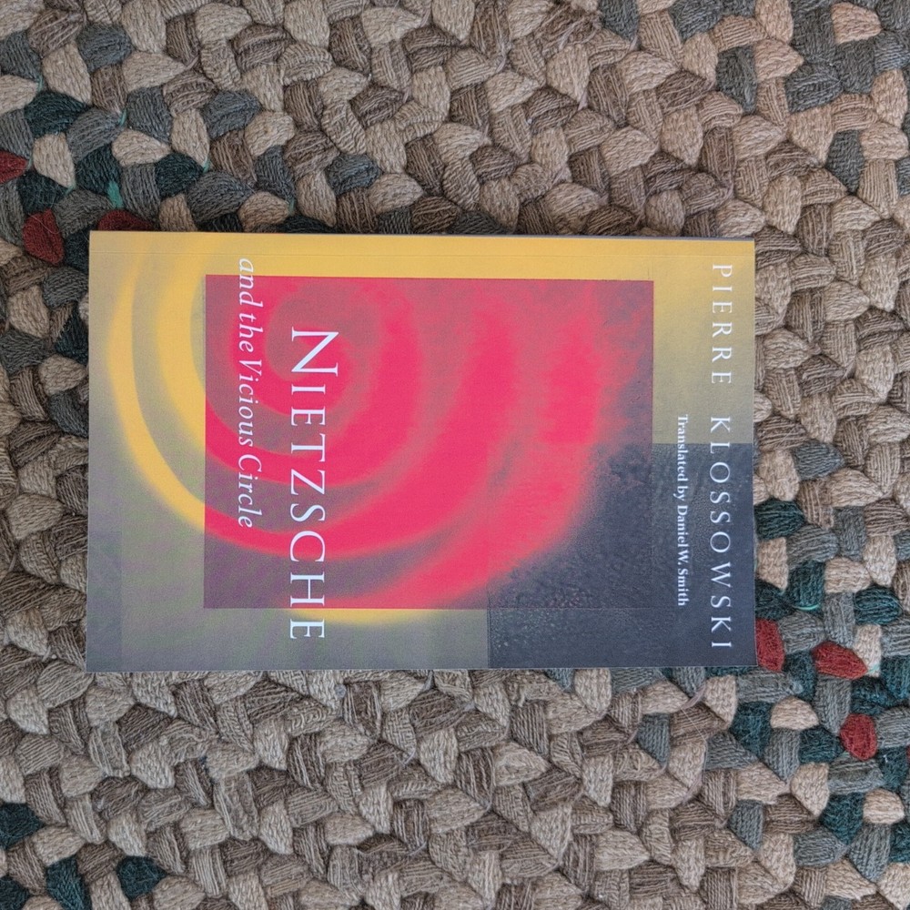 Nietzsche and the Vicious Circle by Pierre Klossowski (1998, Trade Paperback)