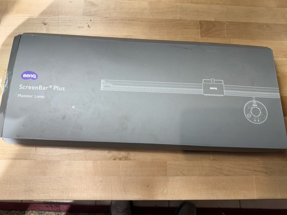 BenQ Silver ScreenBar Plus e-Reading Computer Monitor Light Lamp