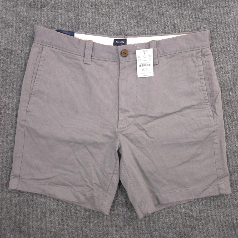 J Crew Shorts Mens 31 Gray Flex Chino 7