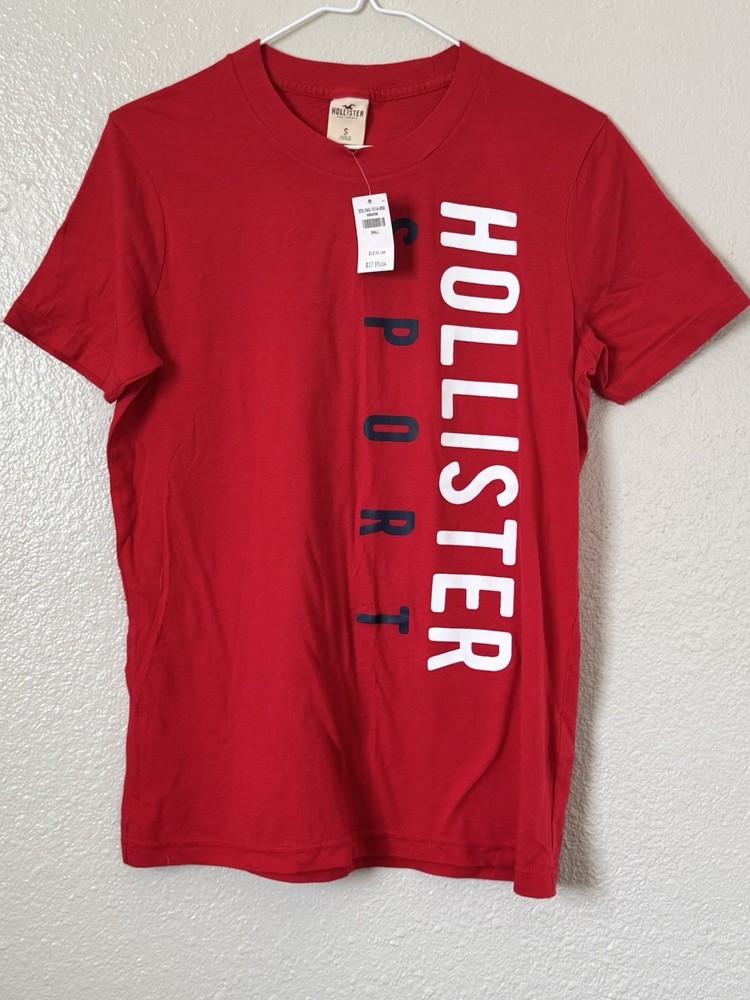 Hollister Sport/Japan Men's Tee Color Red Size S NEW Old StockW/Tags Streetwear