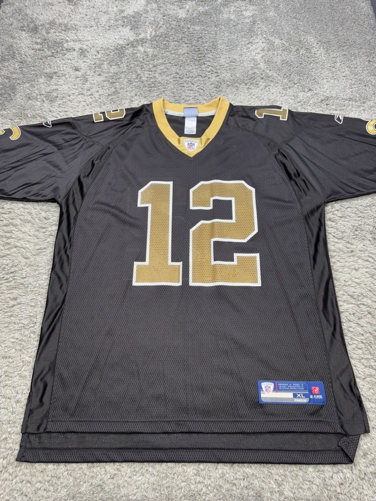New Orleans Saints Men’s XL Marques Colston #12 Reebok NFL Black Jersey