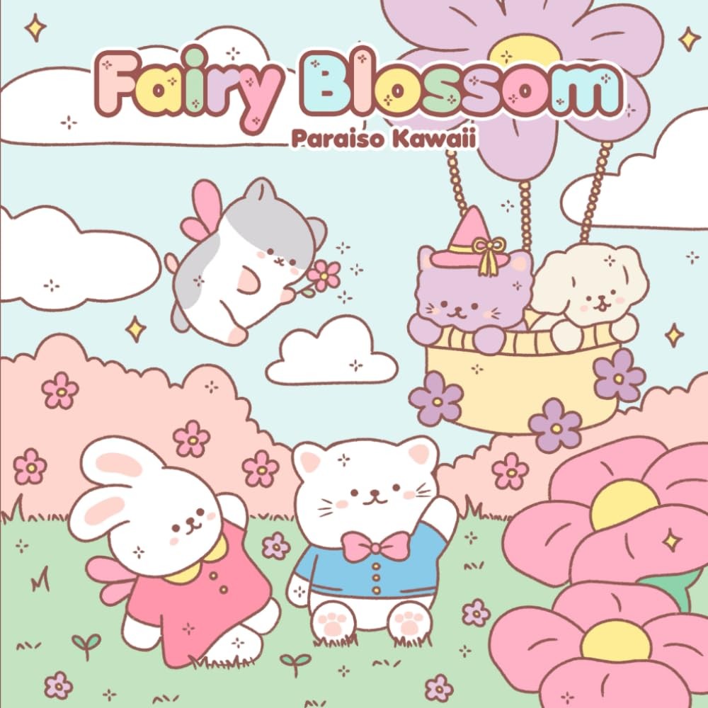 Fairy Blossom Coloring Book